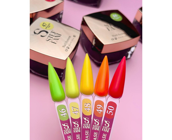Изображение 2 База камуфлирующая для гель-лака Steffani Neon Cover Base №46, 50 мл, Объем (мл, г): 50, Цвет: 46