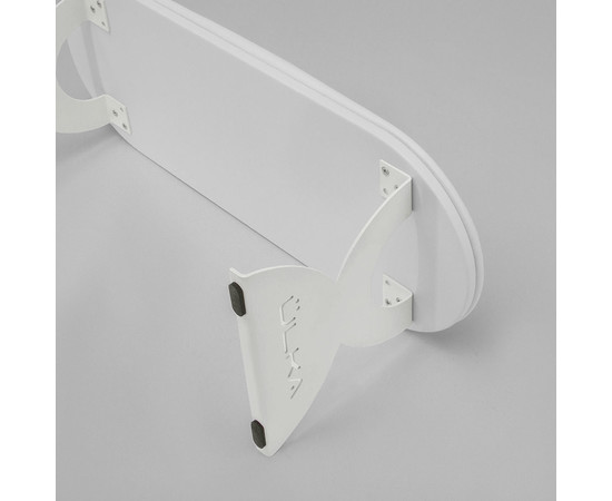 Зображення 3 Підставка під руки ÜLKA з металевими ніжками біла