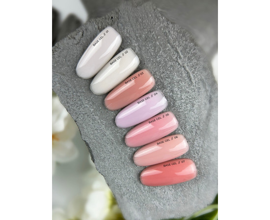 Зображення 4 Гель для нігтів Siller Base Gel №01, 15 мл, Об'єм (мл, г): 15, Колір: 01