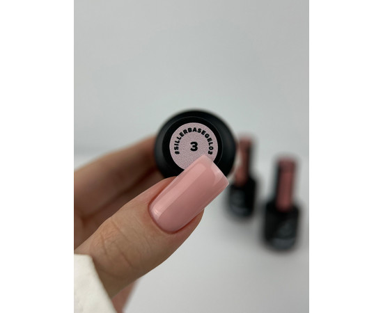 Зображення 2 Гель для нігтів Siller Base Gel №03, 15 мл, Об'єм (мл, г): 15, Колір: 03