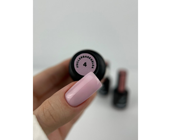 Зображення 2 Гель для нігтів Siller Base Gel №04, 15 мл, Об'єм (мл, г): 15, Колір: 04