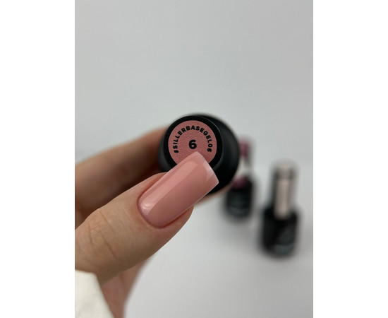 Зображення 2 Гель для нігтів Siller Base Gel №06, 15 мл, Об'єм (мл, г): 15, Колір: 06