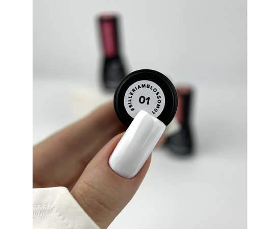 Зображення 2 Гель-лак для нігтів Siller Blossom №01, 8 мл, Об'єм (мл, г): 8, Колір: 01