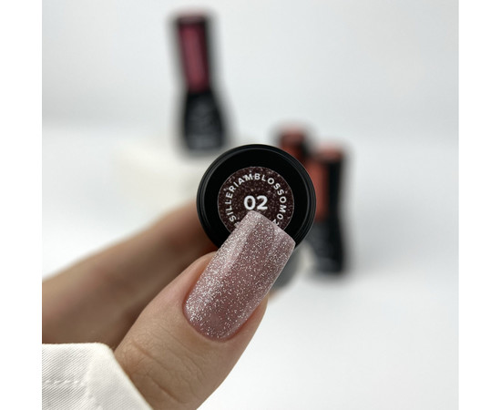 Зображення 2 Гель-лак для нігтів Siller Blossom №02, 8 мл, Об'єм (мл, г): 8, Колір: 02