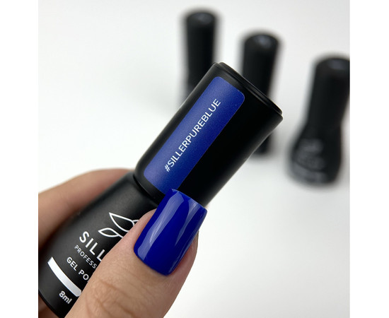 Зображення 2 Гель-лак для нігтів Siller Pure Blue, 8 мл, Об'єм (мл, г): 8, Колір: Blue