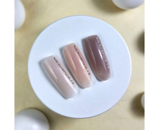 Зображення 3 Гель - желе, що моделює Siller Nude Jelly Builder Gel №02, 15 мл, Об'єм (мл, г): 15, Колір: 02