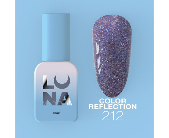 Зображення 7 Гель-лак LUNAMoon Color Reflection № 212, 13 мл, Об'єм (мл, г): 13, Колір: 212