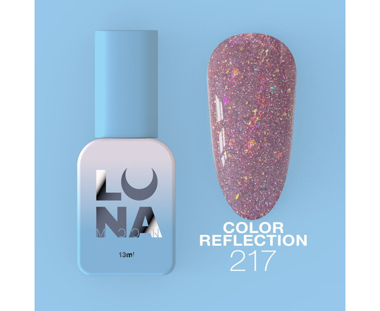 Зображення 14 Гель-лак LUNAMoon Color Reflection № 217, 13 мл, Об'єм (мл, г): 13, Колір: 217