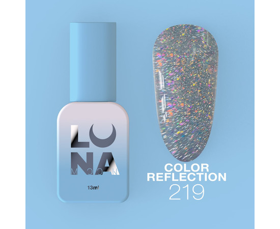 Зображення 7 Гель-лак LUNAMoon Color Reflection № 219, 13 мл, Об'єм (мл, г): 13, Колір: 219