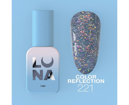 Изображение 7 Гель-лак LUNAMoon Color Reflection №221, 13 мл, Объем (мл, г): 13, Цвет: 221