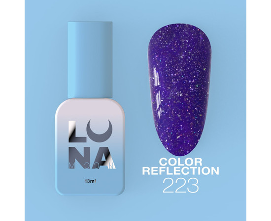 Зображення 7 Гель-лак LUNAMoon Color Reflection № 223, 13 мл, Об'єм (мл, г): 13, Колір: 223