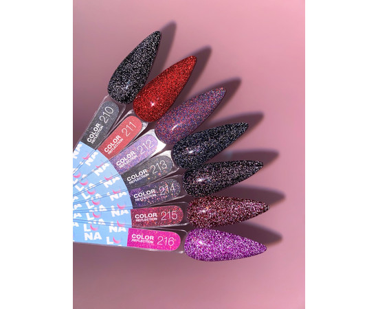 Изображение 11 Гель-лак LUNAMoon Color Reflection №214, 13 мл, Объем (мл, г): 13, Цвет: 214