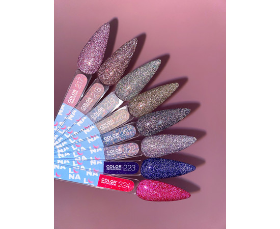 Изображение 11 Гель-лак LUNAMoon Color Reflection №221, 13 мл, Объем (мл, г): 13, Цвет: 221