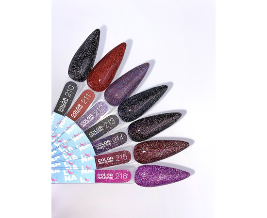 Изображение 13 Гель-лак LUNAMoon Color Reflection №216, 13 мл, Объем (мл, г): 13, Цвет: 216