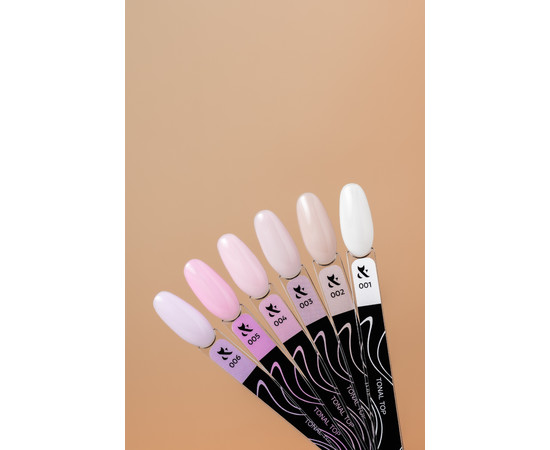 Зображення 3 Топ камуфлюючий для гель-лаку без липкого шару F.O.X Top Tonal №002, 7 мл, Об'єм (мл, г): 7, Колір: 002