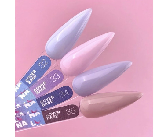 Зображення 4 Камуфлююча база для гель-лаку LUNAMoon Cover Base № 34, 13 мл, Об'єм (мл, г): 13, Колір: 034