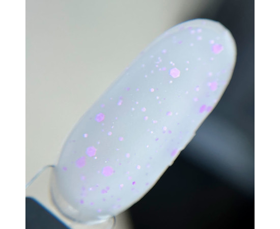 Зображення 2 Матовий топ без липкого шару з каміфубуками Saga Mosaic №06 фіолетовий, 9 мл, Об'єм (мл, г): 9, Колір: 06