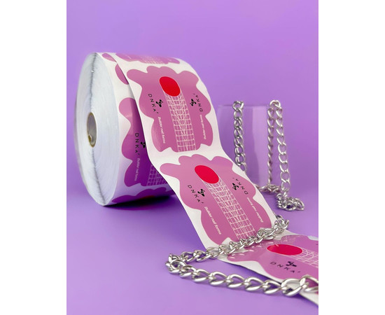 Зображення 2 Форми для нарощування нігтів у рулоні DNKa Builder nail forms, 500 шт