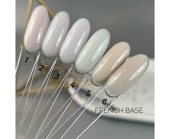 Зображення 2 База камуфлююча для гель-лаку Saga Base French №03, 9 мл, Об'єм (мл, г): 9, Колір: 03