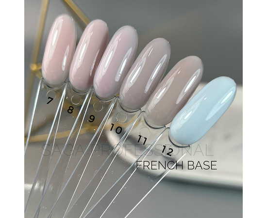 Зображення 2 База камуфлююча для гель-лаку Saga Base French №09, 15 мл, Об'єм (мл, г): 15, Колір: 09