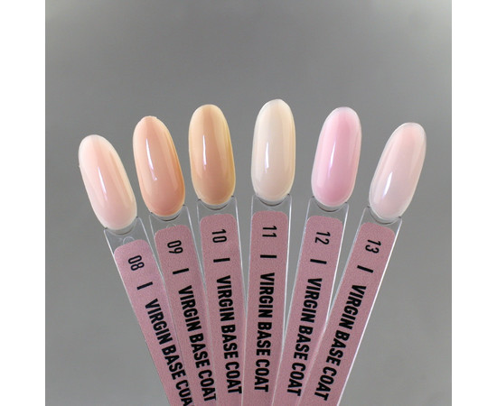 Зображення 2 База камуфлююча каучукова для гель-лаку NUB Virgin Base Coat №11, 8 мл, Об'єм (мл, г): 8, Колір: 11
