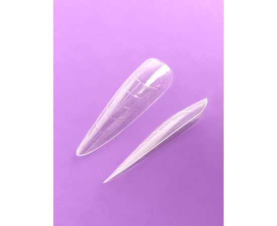 Зображення 2 Верхні форми для нарощування нігтів мигдаль DNKa Top Nail Forms Almond, 120 шт