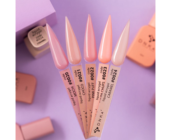 Изображение 2 Гель для ногтей DNKa Liquid Acrygel №0022 Pink Puff, 12 мл, Объем (мл, г): 12, Цвет: 0022