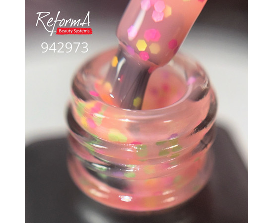 Изображение 3 Гель-лак для ногтей ReformA Gel Polish Peach Jam, 10 мл, Объем (мл, г): 10, Цвет: Peach Jam