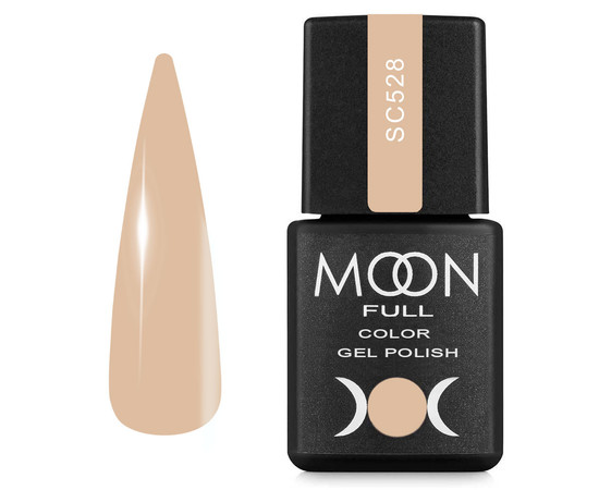 Изображение  Гель-лак для ногтей Moon Full Color Gel Polish №SC528 латте, 8 мл, Объем (мл, г): 8, Цвет: SC528