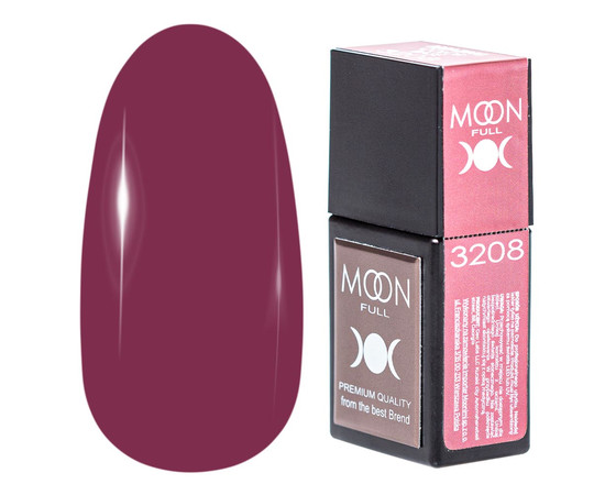 Зображення  Кольорова база Moon Full Amazing Color Base №3208, 12 мл, Об'єм (мл, г): 12, Колір: 3208