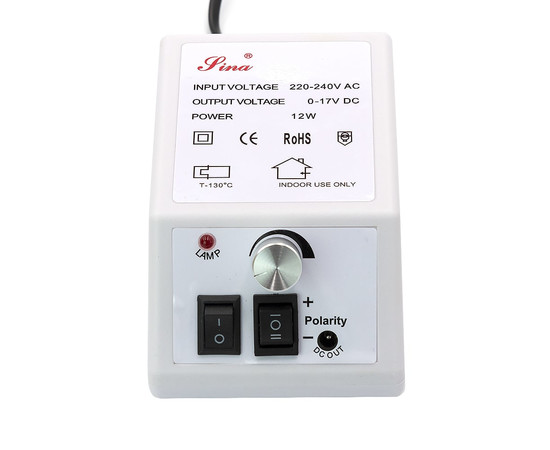 Изображение 3 Фрезер для маникюра Lina Mercedes2000 10 Вт 20 000 об, Белый, Цвет: белый