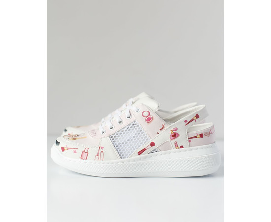 Зображення 2 Взуття медичне жіноче кросівки з відкритою п'ятою Beauty Pink PU підошва р. 39, "БІЛИЙ ХАЛАТ" 347-359-850, Розмір: 39, Цвет: beauty pink