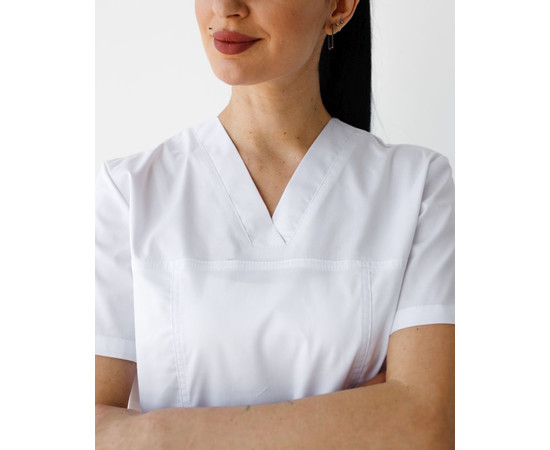 Зображення 3 Медичний костюм жіночий Топаз білий NEW р. 44, "БІЛИЙ ХАЛАТ" 488-324-705, Розмір: 44, Цвет: білий