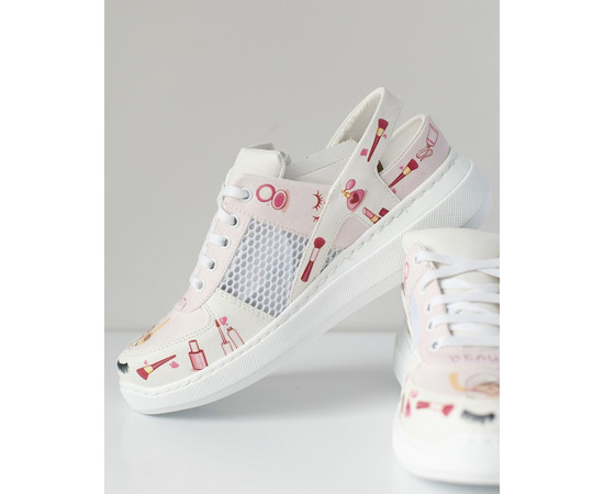 Зображення 4 Взуття медичне жіноче кросівки з відкритою п'ятою Beauty Pink PU підошва р. 37, "БІЛИЙ ХАЛАТ" 347-359-850, Розмір: 37, Цвет: beauty pink