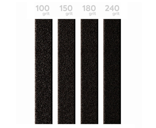 Изображение 2 Файл-лента на пене Wonderfile in black (105х18 мм 180 грит 50 шт) - для пилки 160х18 мм