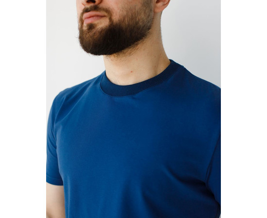 Зображення 4 Медична базова футболка чоловіча синя р. M, "БІЛИЙ ХАЛАТ" 500-322-924, Розмір: M, Цвет: синий