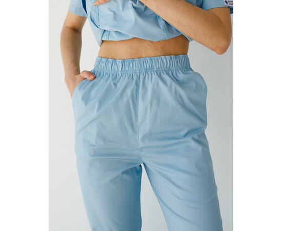 Зображення 6 Медичний костюм жіночий Топаз лазуровий р. 50, "БІЛИЙ ХАЛАТ" 488-333-708, Розмір: 50, Цвет: лазурный