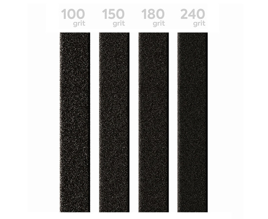 Зображення 3 Файл-стрічка для пилки Wonderfile in black (130х15 мм 180 грит 7 метрів) + ножиці