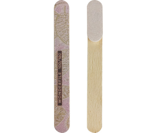 Зображення 4 Одноразова пилка-баф Wonderfile in white (130х15 мм 100/180 грит 1 шт)