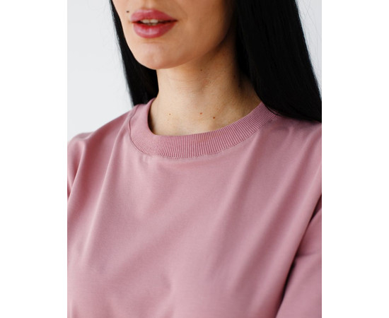 Изображение 6 Медицинская базовая футболка женская пепельно-розовая р. M, "БЕЛЫЙ ХАЛАТ" 498-429-924, Размер: M, Цвет: пепельно-розовый