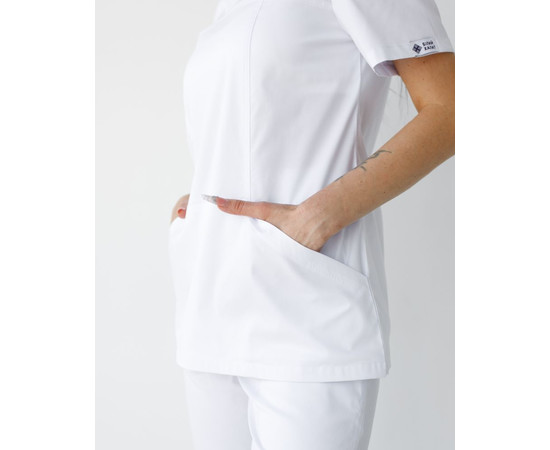 Зображення 4 Медичний костюм жіночий Топаз білий NEW р. 42, "БІЛИЙ ХАЛАТ" 488-324-705, Розмір: 42, Цвет: білий