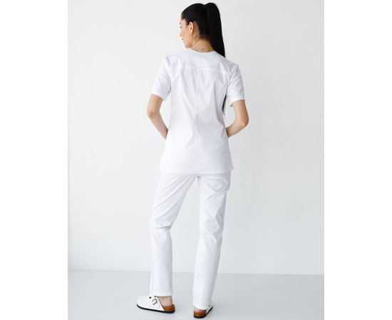 Зображення 2 Медичний костюм жіночий Топаз білий NEW р. 44, "БІЛИЙ ХАЛАТ" 488-324-705, Розмір: 44, Цвет: білий