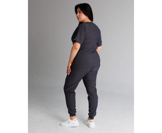 Изображение 2 Медицинский костюм женский Аризона графит р. 40, "БЕЛЫЙ ХАЛАТ" 468-503-924, Размер: 40, Цвет: графит