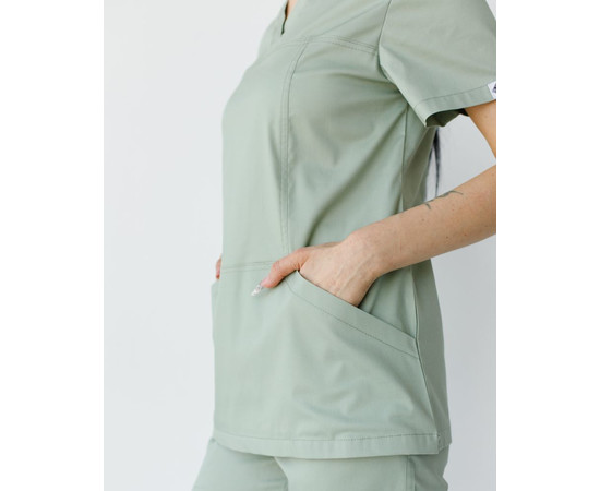 Зображення 6 Медичний костюм жіночий Топаз фісташковий р. 40, "БІЛИЙ ХАЛАТ" 488-396-705, Розмір: 40, Цвет: фісташковий