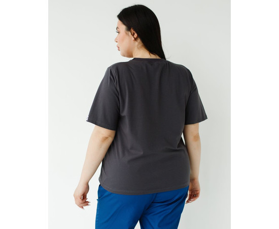 Зображення 4 Медична базова футболка жіноча графіт р. M, "БІЛИЙ ХАЛАТ" 498-503-924, Розмір: M, Цвет: графіт