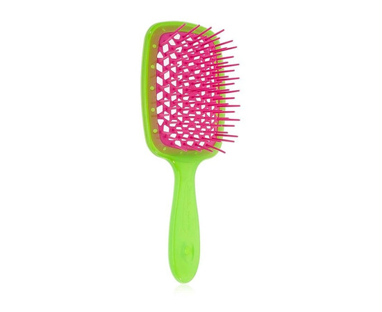 Изображение 2 Расческа для волос Janeke Superbrush Green&Pink 86SP226 VER салатовая с розовым