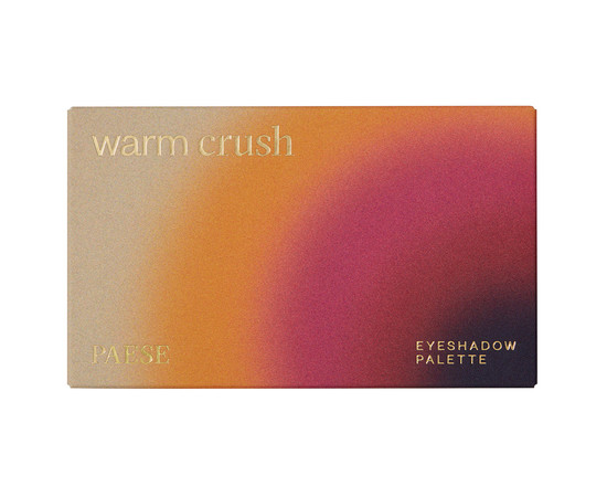 Зображення 3 Палетка тіней для повік Paese Warm Crush Eyeshadow Palette, 11 г