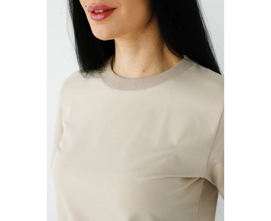 Зображення 5 Медична базова футболка жіноча бежева р. S, "БІЛИЙ ХАЛАТ" 498-454-924, Розмір: S, Цвет: бежевый