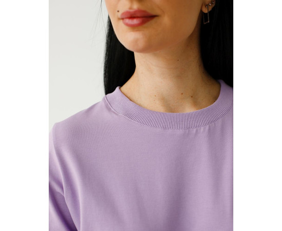 Изображение 6 Медицинская базовая футболка женская лавандовая р. M, "БЕЛЫЙ ХАЛАТ" 498-353-924, Размер: M, Цвет: лавандовый