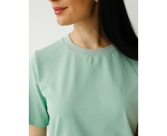 Зображення 5 Медична базова футболка жіноча ментол р. XL, "БІЛИЙ ХАЛАТ" 498-441-924, Розмір: XL, Цвет: ментол